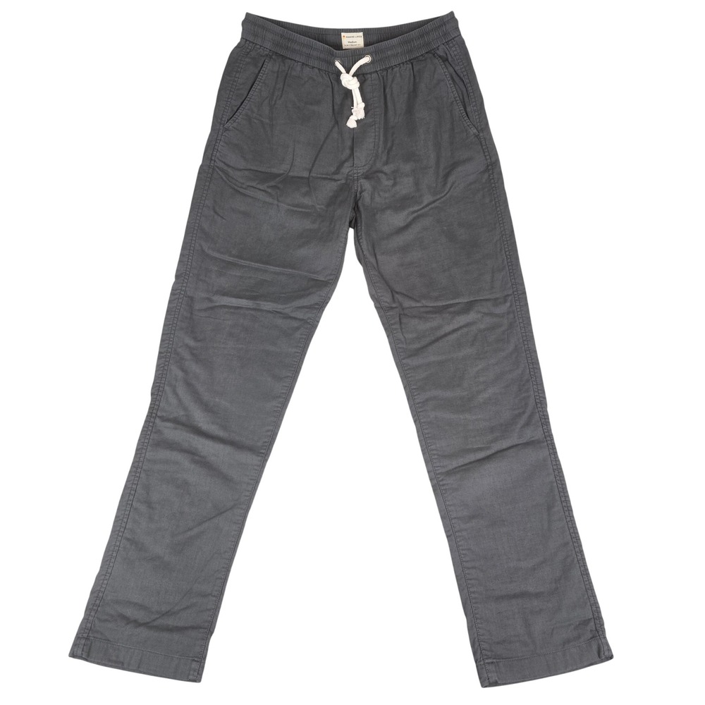 Marine Layer Saturday Beach Pants Mens Medium Gray Excellent Slim Straight Fit